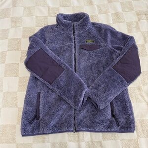 L.Bean Women's Hi-Pile Fleece Jacket size L